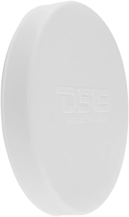 DS18 Hydro CS-10/WH 10" Silicone Marine Speaker Cover, Water, Dust, UV Protection, Compatible with Tower Speakers, Pair
