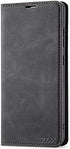 ZZXX Galaxy A52 5G Case Wallet with Card Holder, Magnetic Soft Leather Flip Fold Case, Black, 6.5 Inch