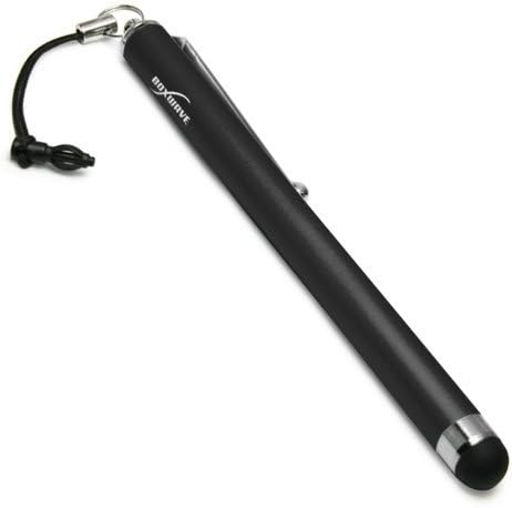 BoxWave Stylus Pen - Compatible with Kindle Fire (1st Gen 2011), Fiber Tip Capacitive Stylus - Jet Black