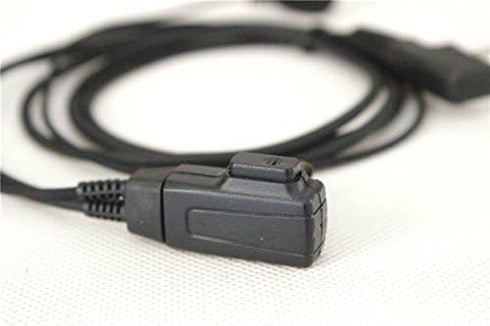 NSKI 2Pcs Air Acoustic Earpiece Headset for Two Way Radios - UV-5R UV-B6 BF-888S 2-Pin Jack
