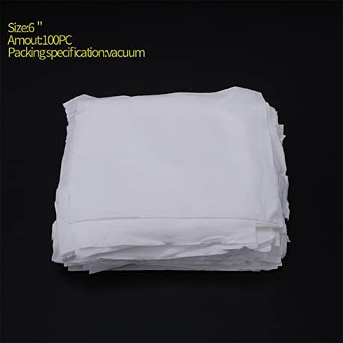 Screen Wipes, 100 Pieces of 6-Inch Mobile Phone LCD Cleaning Cloth, Anti-Static Microfiber Dust Wiper