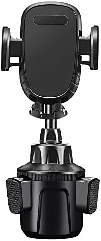 Car Cup Holder Phone Mount with Long Gooseneck, Flexible Smartphone Holder, 360° Rotation, Universal for iPhones 13/11