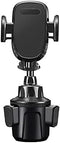 Car Cup Holder Phone Mount with Long Gooseneck, Flexible Smartphone Holder, 360° Rotation, Universal for iPhones 13/11