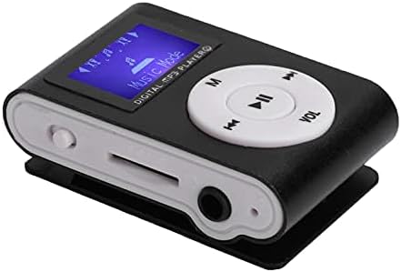 GOWENIC MP3 32GB Player, Portable Music Player with Back Clip and LCD Screen for Walking Running, Supports Memory Card