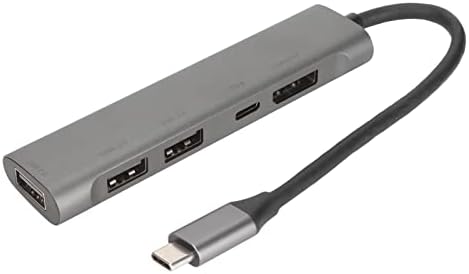 Sanpyl USB C Docking Station, USB C Hub USB C to 4K 60Hz