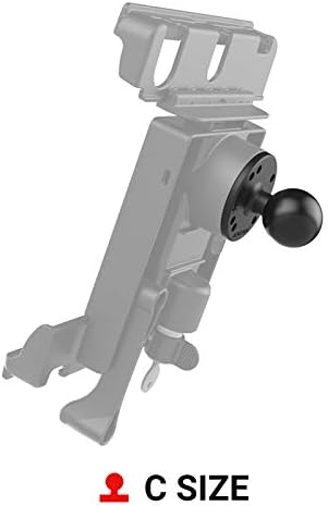 RAM Mounts Round Plate with Ball - RAM-202U with C Size 1.5" Ball