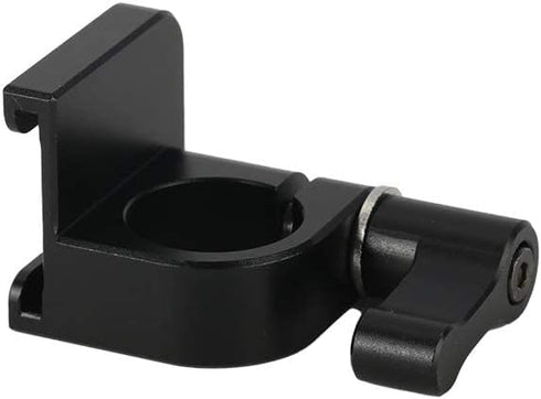 NICEYRIG 15mm Single Rod Clamp to Cold Shoe Adapter for DSLR Camera Rig Rail Block, Monitor Mount, LED Light,