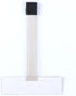 3Pcs 1x4 Matrix Array Membrane Switch, 4 Key Matrix Keyboard Membrane Keys 68*20mm 5Pin Dupont