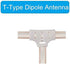 Ancable 300 Ohm FM Antenna T Shape Dipole Radio Ant with Spade Terminal for Yamaha Sharp JVC Denon Marantz Vintage