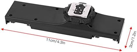Hot Shoe Splitter, Hot Shoe Extension Bar Mount Cold Shoe Extension Bracket Bracket DSLR Camera Camcorder DV (for )