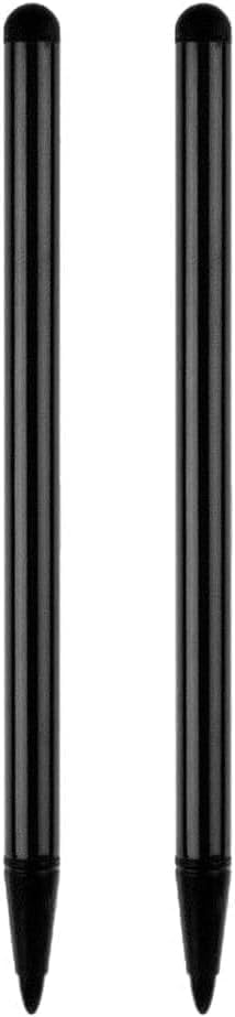 Cauaoa 2 Pcs Black Universal Stylus Pen for Touch Screens, Compatible with Capacitive