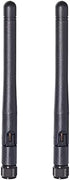 Bingfu Dual Band Wifi Antenna 2.4GHz 5GHz 3dBi MIMO RP-SMA Male (2-Pack) with 12 inch u.fl to RP-SMA Cable