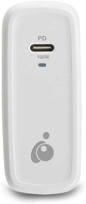 IOGEAR GearPower 100W USB-C GaN Charger, Compatible with USB4, Thunderbolt 3/4, iPhone 12, Android Smartphones