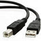 Importer520 2 Pack Black 10 ft Hi Speed USB 2.0 Printer Scanner Cable