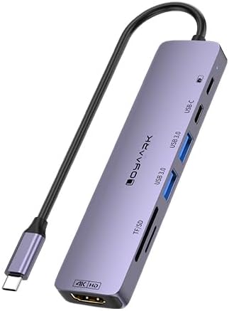 Loya Ark USB C HUB,USB C to 4K60hz HD Multi-Port Adapter for MacBook Pro,2