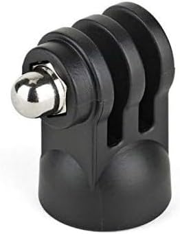 JOBY Pin Joint Mount for Action Cameras Like GoPros, Compact and Durable, for 1/4"-20 Attachment, in ABS Plastic and Stainless Steel, for Content Creation, Vlogging, Live Streaming, TIK Tok