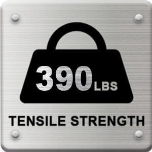 Metal Cable Zip Ties: 80Pcs Stainless Steel, 390 Lbs Heavy Duty Self-Locking Strap Ties, 18Inch for Garden