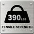 Metal Cable Zip Ties: 80Pcs Stainless Steel, 390 Lbs Heavy Duty Self-Locking Strap Ties, 18Inch for Garden