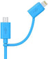 Apple MFi Certified 2 in 1 iPhone Charger Lightning Cable and Micro USB to USB Cord, Compatible with iPhone X, 8, 7 Plus