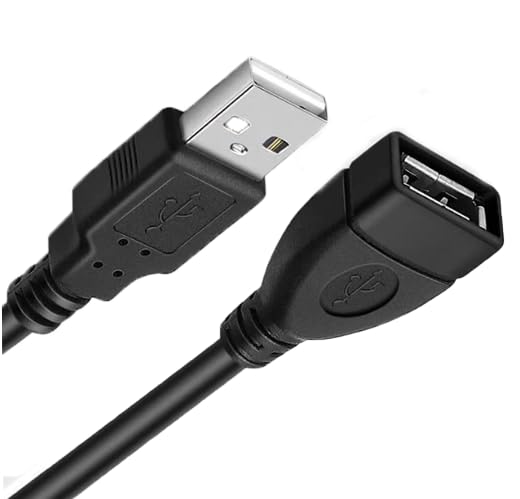 UIGOCLE Replacement USB Type-A to USB extension cable male and female data transfer