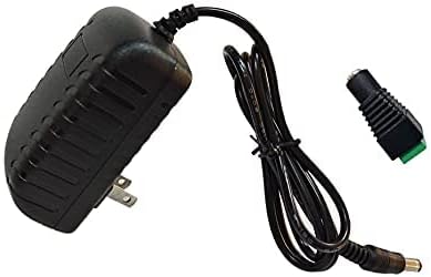 12V 2A Power Adapter Supply, AC 100-240V to DC 12V Transformer Charger for CCTV Camera, Black, 8x5x3.3 cm