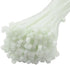 100 Natural Clear Cable Zip Ties - HEAVY DUTY, Premium Grade, UV Weather Resistant, 14 Inch Length, 75 lbs TENSILE