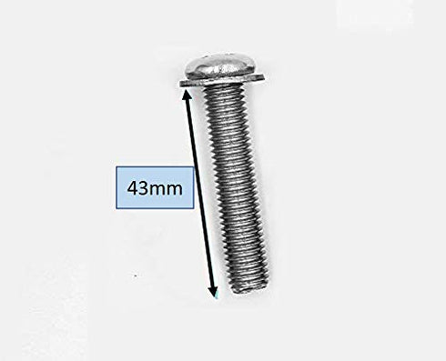 M8 Screws for Samsung TV, M8 x 43mm TV Mounting Bolts Screws