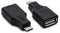 2 Pack USB 2.0 Micro USB Male to TYPE A Female OTG Adapter Connector