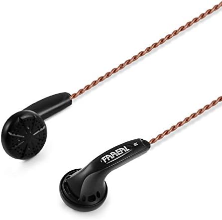 FAAEAL Headphones Iris 2.0 Without Mic Version, Wired Earphones with 3.5mm Plug, Durable Wired Ear Buds with Good Bass