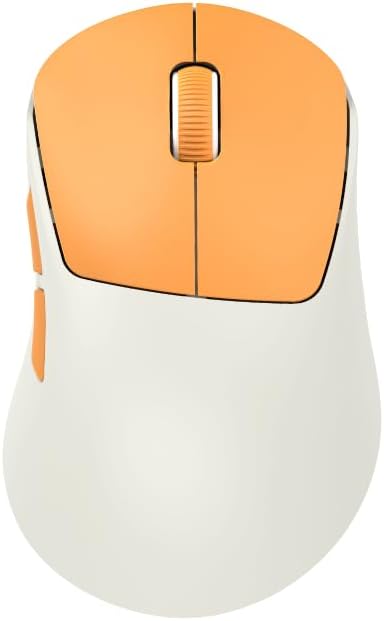 hunart H6 49g 2.4GHz Wireless Mouse, Bluetooth & Rechargeable Mouse, Lightweight Silent Ergonomic Mouse with USB-C
