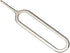 10-Pack Sim Card Tray Pin for iPhone and Android Phones - Steel