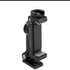 Metal Phone Tripod Mount with Rotatable Cold Shoe for Microphone, Compatible with iPhone Tripod Adapter