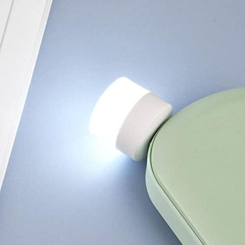 Linwnil USB Plug Lamp, Small Book LED Eye Protection Reading Light, Mobile Power Charging Night Light