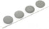 Replacement Headphone Filters for Powerbeats Wireless Earbuds (2 Pair, Silver)