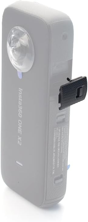 USB Charging Replacement Protective Port Cover for Insta360 One X2 Camera Accessories (Black)