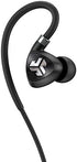 JLab Fit 2.0 Bluetooth Enabled Wireless Sports Earbuds, Bluetooth 4.1, 10mm Titanium Drivers, IP55 Sweatproof, Black