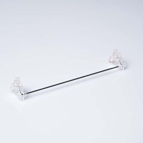GATERON PC Screw in Crystal Stabilizer RGB Set 7U, 6.25U, 2U for 60% MX Mechanical Keyboard