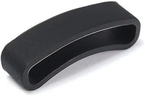 Strap Loop 2Pcs for Suunto Core - Rubber Clasp Ring Fastener Replacement for Watch Band