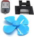 Generic 6pcs 130 DC Motor With Fan Propeller Fixed Mount Set DC3V 16500rpm
