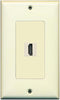 RiteAV 1 HDMI Port Female-Female Wall Plate, Decorative Ivory