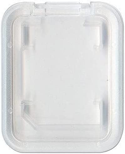 eTECH Collection Clear Plastic SD/SDHC/SDXC/Secure Digital Memory Card Case Holder Compatible for SanDisk/Kingston/Transcend/Samsung