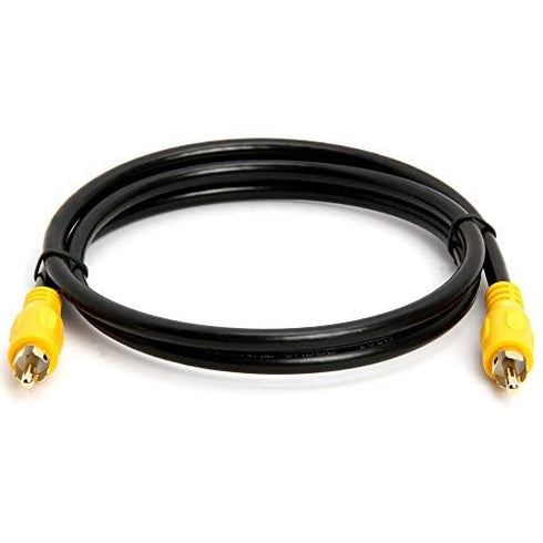 Cmple RCA Subwoofer Cable, 3 ft Digital Coaxial Audio Cable, Male to Male