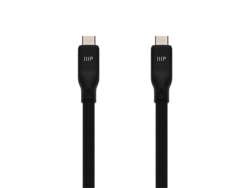 USB4 2 6ft Monoprice Gen Silicone Cable Black