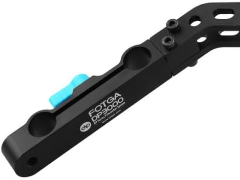 FOTGA DP3000 C-Shaped Cage Bracket Mount for 15mm Rod Rail, Top Handle Support Rig for DSLR Follow Focus
