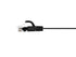 Monoprice Cat5e 25ft Black Flat Patch Cable, UTP 30AWG, Snagless RJ45