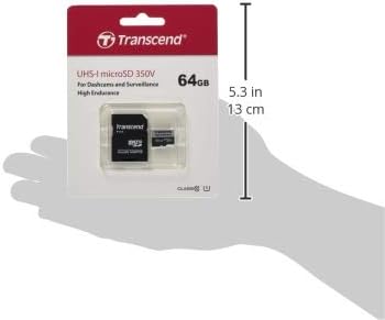 Transcend TS64GUSD350V 64GB UHS-I U1 Micro SD Memory Card