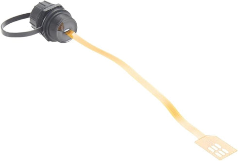 Plinkwirekb IP67 (Plastic,0.3M/1FT) Waterproof Micro SIM Extension Cable Panel Mount Male to Female Extender FPC Flex