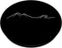 Mountain Wave Cool Black Art Drawing Hiker Ocean Gift PopSockets Standard PopGrip
