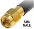 RF Outlet GPS Active Antenna Rectangular Shape SMA Connector Navigation Antenna Magnet Mount