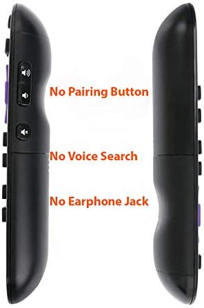 Universal Remote Control for All Hisense-Roku TV & Sharp-Roku TV, No Setup Required